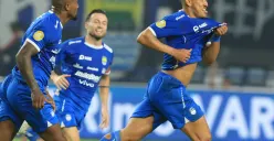 Gustavo Franca siap konvoi dengan bobotoh setelah berhasil membawa Persib juara Liga 1 2024-25. (Sumber: Poskota/Ade Mamad)