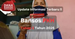 Info progres pencairan bansos PKH tahap 2 tahun 2025. (Sumber: Poskota/Aldi Harlanda Irawan)