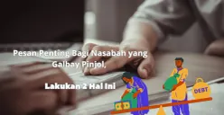 Ini yang harus dilakukan, ada pesan bagi nasabah yang galbay pinjol. (Canva