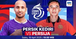 Link live streaming Persik Kediri vs Persija Jakarta di pekan 29 Liga 1 2024-25. (Sumber: Vidio)