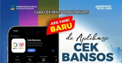 Cara cek penyaluran bansos BPNT Rp600.000 tahap 2 periode 2025 melalui aplikasi Cek Bansos. (Canva)