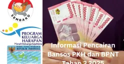 Informasi pencairan bansos PKH dan BPNT tahap 2 2025 bagi NIK e-KTP Anda yang terdaftar. (Sumber: Poskota/Gabriel Omar Batistuta)