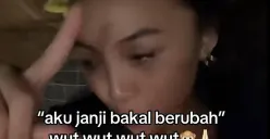 Trend Wut Wut Wut JJ yang sedang viral. (Sumber: TikTok/@nadiaseptriasaa)