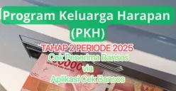 Bansos PKH tahap 2 periode April-Juni 2025 disalurkan pada Mei mendatang. (Canva)