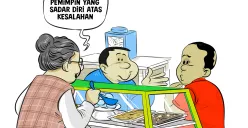 Obrolan Warteg: Aneh, Jika PSU Hasilkan PSU (Sumber: Poskota/Arif Setiadi)