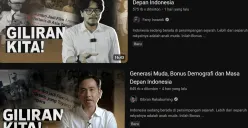 Perbandingan Thumbnail dua video Gibran Rakabuming dan Ferry Irwandi (Sumber: Youtube/Ferry Irwandi/Gibran Rakabuming)