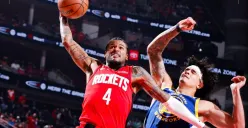 Info live streaming Houston Rockets vs Golden State Warriors di game 3 playoff NBA 2025. (Sumber: Instagram @houstonrockets)