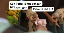Galbay di aplikasi daring atau pindar risiko akan didatangi oleh pihak DC lapangan. (Canva)