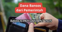 Bansos cair bulan Mei 2025 kepada KPM penerima bantuan PKH dan BPNT tahap 2 periode April-Juni. (Canva)