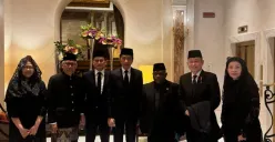 Potret delegasi Indonesia dalam upacara pemakaman Paus Fransiskus. (Sumber: X/@Marsell_Wawo)