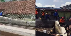 Direktur Pesantren Kemenag, Basnang Said menyampaikan duka mendalam mengenai musibah longsor di Gontor Magelang yang menyebabkan empat santri meninggal dunia dan puluhan lainnya mengalami luka. (Sumber: Tangkap layar TikTok/@ambulance_urc33)