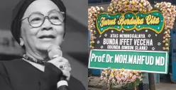 Mahfu MD menyampaikan belasungkawa atas kepergian Bunda Iffet. (Sumber: X/@mohmahfudmd)