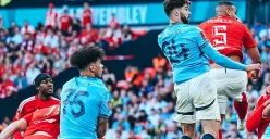 Hasil semifinal Piala FA 2024-25 Manchester City vs Nottingham Forest. (Sumber: Instagram @mancity)