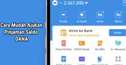 Cara pinjam saldo DANA hanya dengan nomor HP tanpa memerlukan KTP atau BI Checking, dalam platform yang resmi diawasi OJK. (Sumber: Poskota)