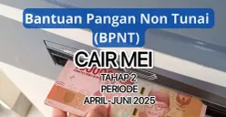 Fix jadwal penyaluran bansos BPNT tahap 2 periode April-Juni 2025. (Canva)