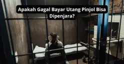 Apakah nasabah yang galbay utang pinjolnya bisa dipenjara?. (Canva)