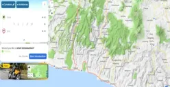 Maps yang dilengkapi dengan informasi ketinggian daerah. (Sumber: kurviger.com)