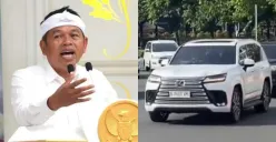 Dedi Mulyadi pastikan mobil mewahnya sudah taat pajak dan pakai plat D.
