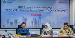 RUPS Luar Biasa Tahun 2025 dan RUPS Tahunan Tahun Buku 2024 PT Bank DKI. (Sumber: Dok. Bank DKI)
