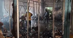 Kebakaran gedung Agres ID di Mangga Dua Square, Ancol Pademangan, Jakarta Utara, Senin, 4 Agustus 2025. (Sumber: Dok. Damkar)