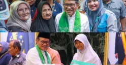 Potret penyerahan kartu ATM untuk penerima bansos baru KAJ, KLJ dan KPDJ. (Sumber: Dinsos DKI Jakarta)