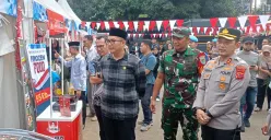 Gerakan Pangan Murah di Mapolres Bogor, Rabu, 13 Agustus 2025. (Sumber: Poskota/Giffar Rivana)