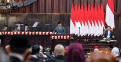 Presiden menghadiri Sidang Tahunan MPR serta Sidang Bersama DPR dan DPD menjelang peringatan Hari Kemerdekaan ke-80. (Sumber: Instagram/@presidenrepublikindonesia)