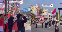 Upacara 17 Agustus di Depok, Jawa Barat yang mendapat sorotan dari warganet. (Sumber: Instagram/@depok24jam)