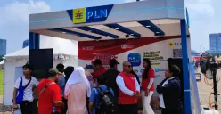 PLN UID Jakarta Raya menghadirkan booth Energi Kemerdekaan di kawasan Monumen Nasional (Monas) sebagai bagian dari perayaan HUT ke-80 RI (Sumber: Dok. PLN UID Jakarta Raya)