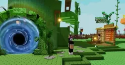 Ilustrasi gameplay Roblox di event Beanstalk. (Sumber: YouTube/RFG)