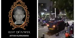 Pengemudi ojek online (ojol) Affan Kurniawan yang tewas usai dilindas kendaraan taktis (rantis) Barracuda Brimob, pada Kamis malam, 28 Agustus 2025. (Sumber: X/@kegblgnunfaedh)