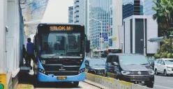 Ilustrasi armada bus Transjakarta. (Sumber: jakarta.go.id)