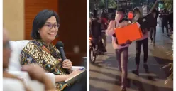 Kronologi penjarahan rumah Sri Mulyani (Sumber: X/@msafarnurhan)