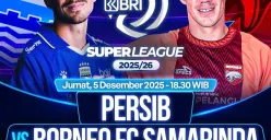 Pertandingan Persib vs Borneo FC, klik LINK LIVE STREAMING di sini (Sumber: Instagram/sports.indosiar/Edited Muhammad Ibrahim)