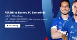 NONTON Live Streaming Persib vs Borneo FC hari ini (Sumber: Vidio/Vidio.com)