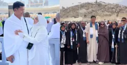 Lima hari setelah terbitkan surat resmi ketidaksanggupan tangani banjir, Bupati Aceh Selatan justru terekam berada di Tanah Suci untuk umrah. (Sumber: Instagram)