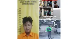 Foto kolase pengungkapan kasus curanmor di Kelurahan Sukasari, Kecamatan Tangerang, Kota Tangerang. (Sumber: Dok. Polsek Tangerang)