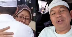 Momen pertemuan Dedi Mulyadi dengan kerabatnya yang sempat hilang ketika bencana banjir dan longsor di Sumatra. (Sumber: tangkapan layar)