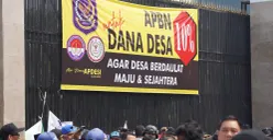Ilustrasi demonstrasi Apdesi yang terjadi pada Senin, 8 Desember 2025. (Sumber: PKS)
