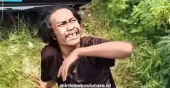 Tangkap layar seorang pria diduga ODGJ nyaris diamuk massa usai mencoba mencuri mobil di kawasan Duta Harapan, Bekasi Utara, Kota Bekasi. (Sumber: Instagram @Infobekasiutara)