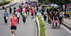 CFD Sudirman-Thamrin dan Rasuna Said ditiadakan pada Minggu, 25 Oktober 2026. (Sumber: Poskota/Bilal Nugraha Ginanjar)