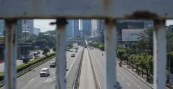 Jadwal penutupan jalan Jakarta saat Running Festival 2026 pada 24-25 Oktober. (Sumber: Poskota/Bilal Nugraha Ginanjar)