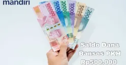 Saldo dana Rp500.000 dari bansos PKH 2024 berhasil masuk Bank Mandiri KPM ini, cek selengkapnya. (Sumber: Poskota/Syania Nurul Lita Baikuni)