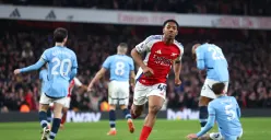 Arsenal dan Manchester City masih belum aman di zona Liga Champions. (Sumber: X/@Arsenal)