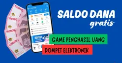 Ilustrasi dapat saldo DANA gratis dari game penghasil uang. (Sumber: Poskota/Neni Nuraeni/DANA)