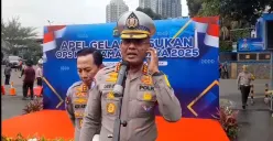 Direktur Lalu Lintas Polda Metro, Kombes Latief Usman saat ditemui di Lapangan Presisi Polda Metro Jaya, Jakarta Selatan, Senin, 10 Februari 2025. (Sumber: Poskota/Ali Mansur)