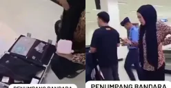 Seorang penumpang kehilangan barang berharga termasuk perhiasan emas dan jam tangan di dalam koper di Bandara Haluoleo Kendari. (Sumber: Tangkap Layar X/@heraloebss)