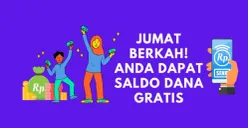 Klaim saldo DANA gratis hari ini. (Sumber: Poskota/Huriyyatul Wardah)