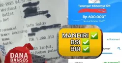 Kabar terbaru pencairan saldo dana bansos Rp1.200.000 hari ini. (Sumber: Poskota/Faiz)