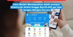 Mudah dan tanpa modal! Hanya butuh 10 menit untuk menyelesaikan satu survey. (Sumber: Poskota/Yusuf Sidiq)